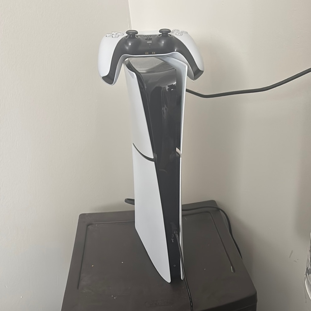 Sony Console with Dual-Tone Design